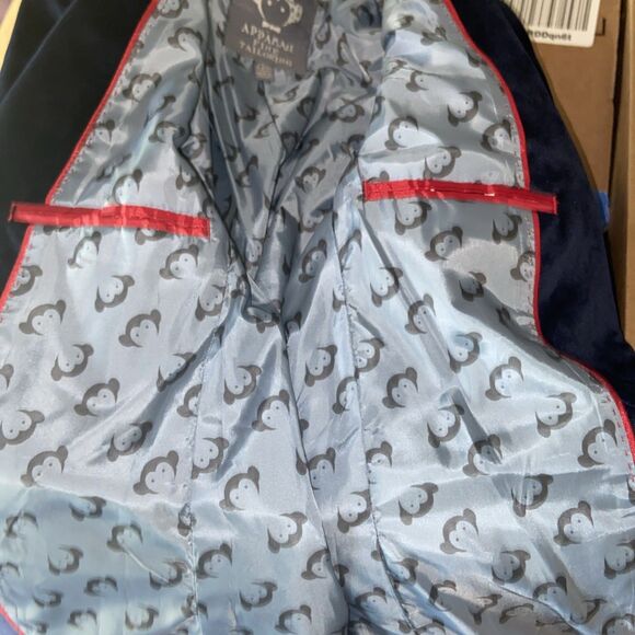 Appaman Fine Tailoring Blue Velvet Sport Coat Formal Jacket Blazer Boys 8 EUC - Picture 6 of 6